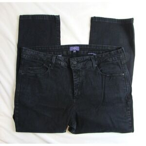 NYDJ Mini Boot Black Lift Tuck Technology Jeans Womens 16WP